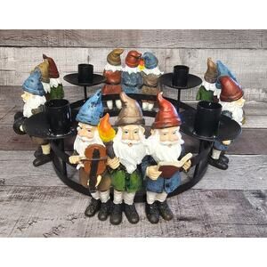12 Musical GNOMEs 4 Candle Scandinavian Christmas Next Season Designs